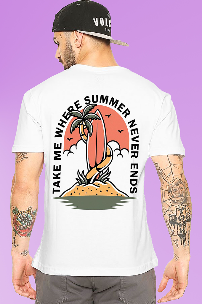 VLAM Summer Surf Back Print Unisex T-shirt