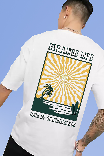 VLAM Paradise Life Graphic Back Printed T-shirt