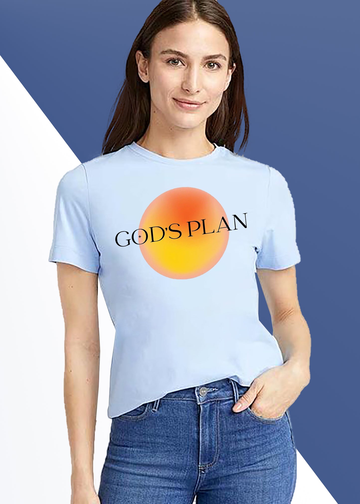 VLAM Gods Plan Graphic Women Tshirt