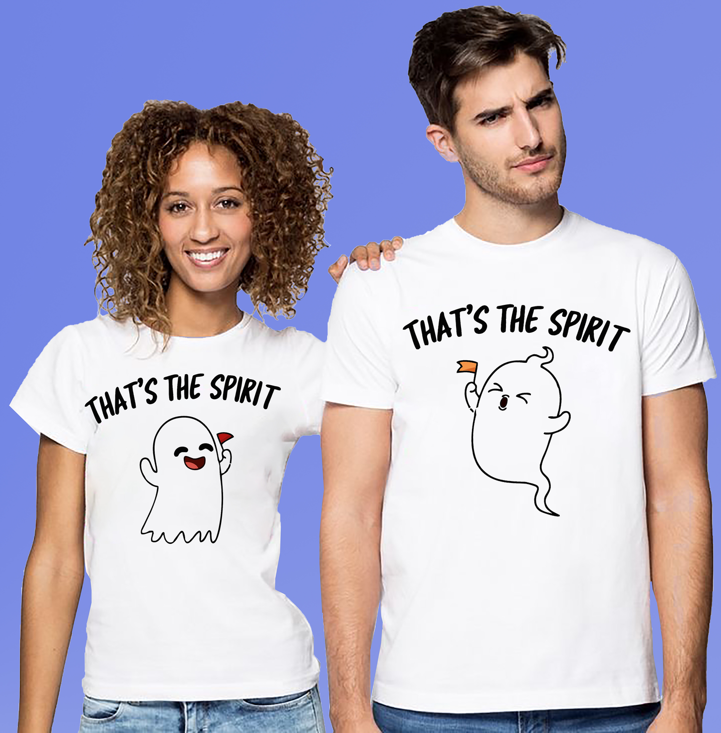 VLAM Thats The Spirit Matching Couple T-shirt (Pack Of 2)