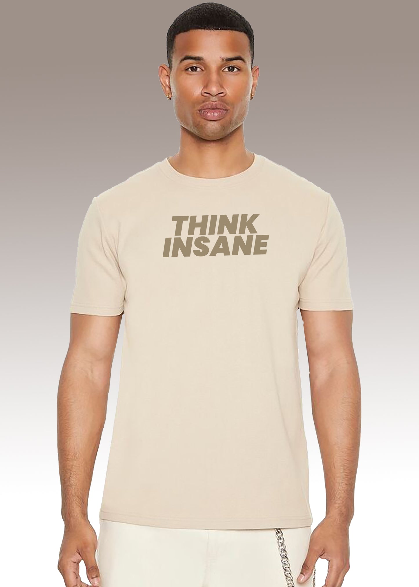 VLAM Think Insane Stylish Mens Tshirt