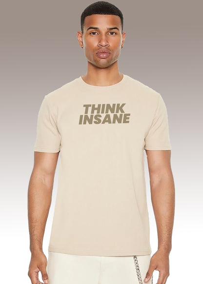 VLAM Think Insane Stylish Mens Tshirt