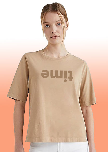 VLAM Minimal Time Print Women Tshirt