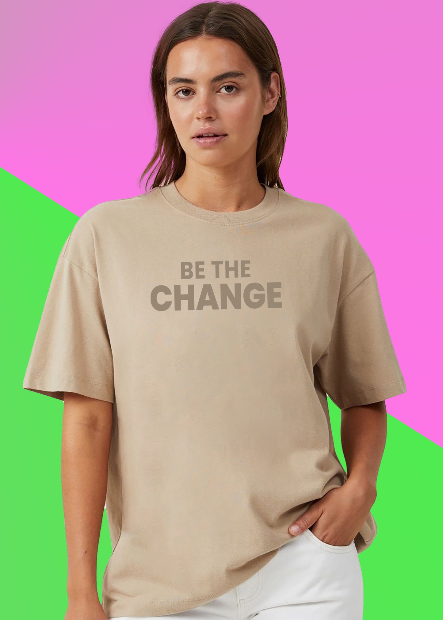 VLAM Be The Change Women Tshirt