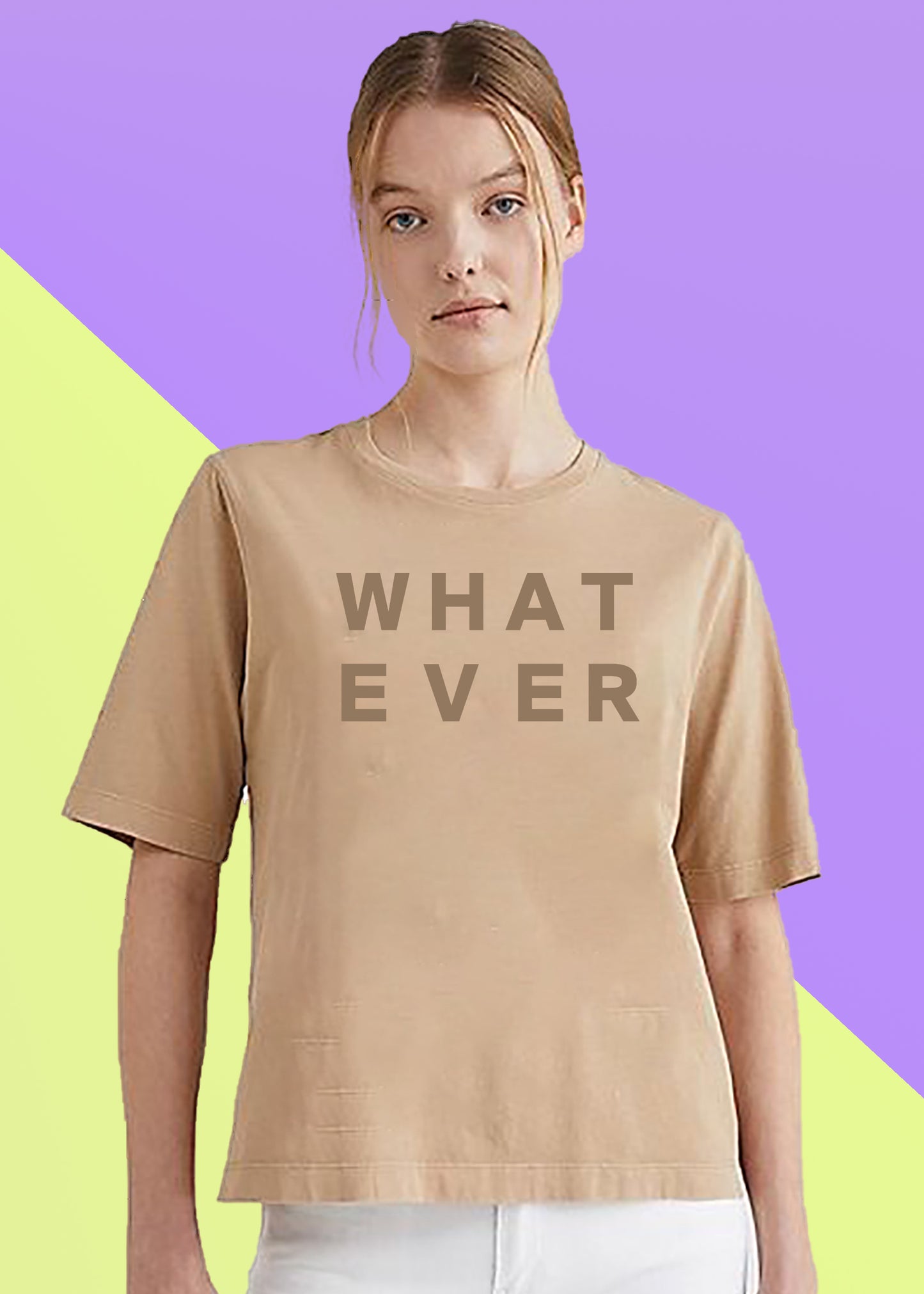 VLAM What Ever Women Trendy Tshirt