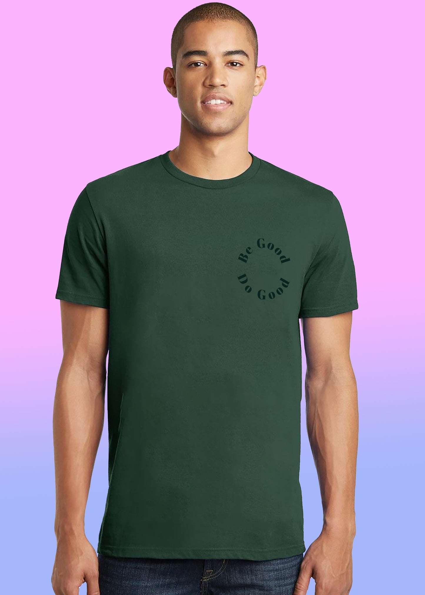 VLAM Be God Do Good Logo Print Mens Tshirt
