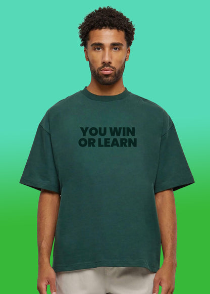 VLAM You Win Or Learn Mens Tshirt