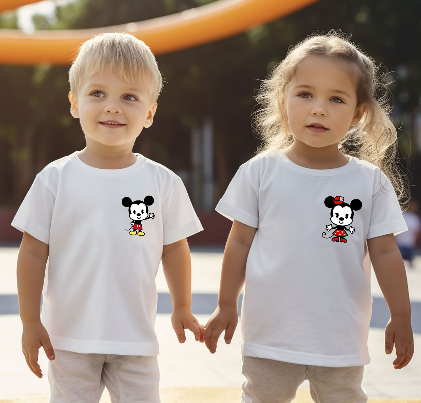 VLAM Cartoon Print Kids Tshirt  (Pack of 2)