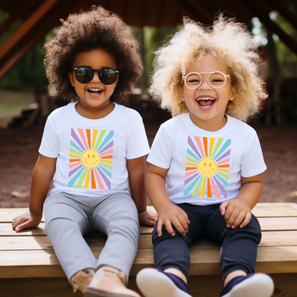 VLAM Colorful Print Graphic Kids Tshirt  (Pack of 2)