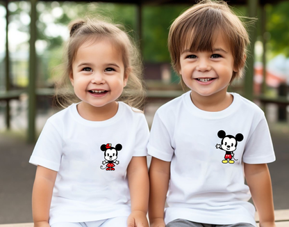 VLAM Cartoon Print Kids Tshirt  (Pack of 2)