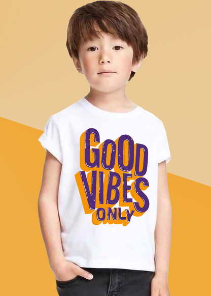 VLAM Good Vibes Only Graphic Boys Tshirt