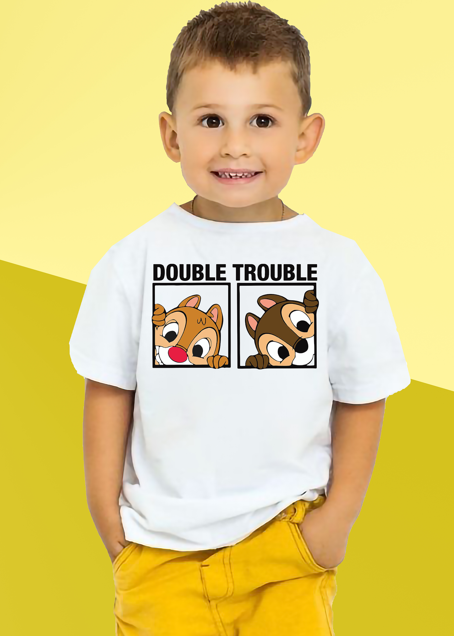 VLAM Double Trouble Cartoon Tshirt For Boys