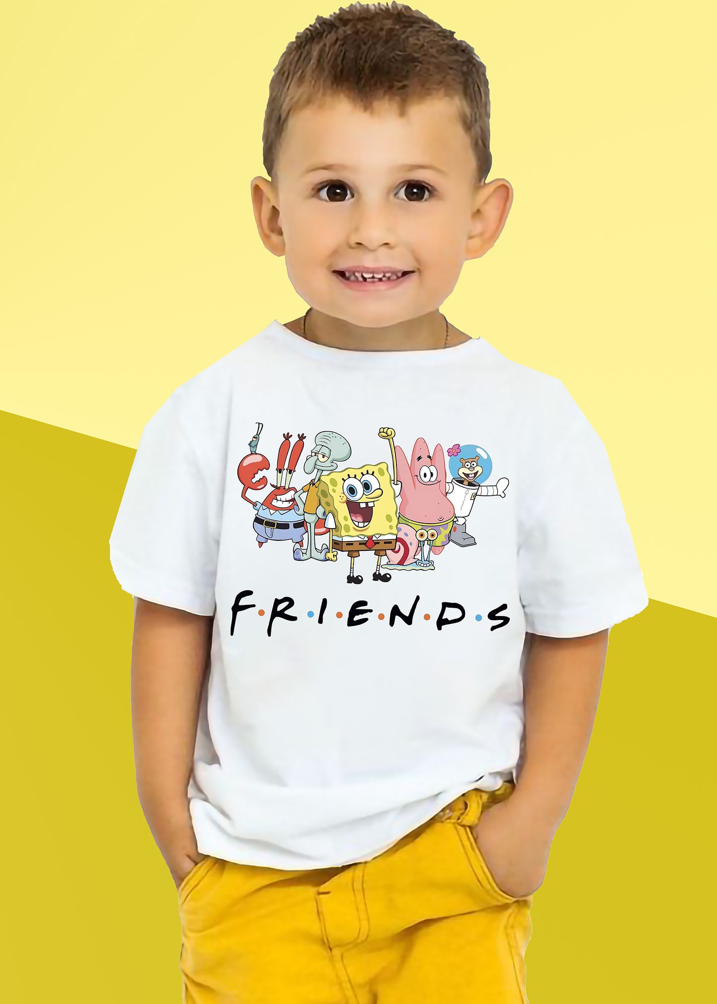 VLAM Friends Print Cartoon Tshirt For Boys