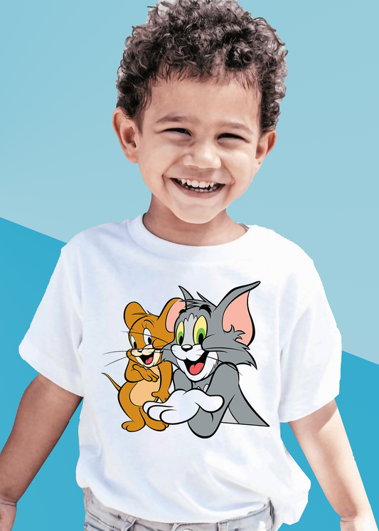VLAM Boys Tom and Jerry Cartoon Tshirt
