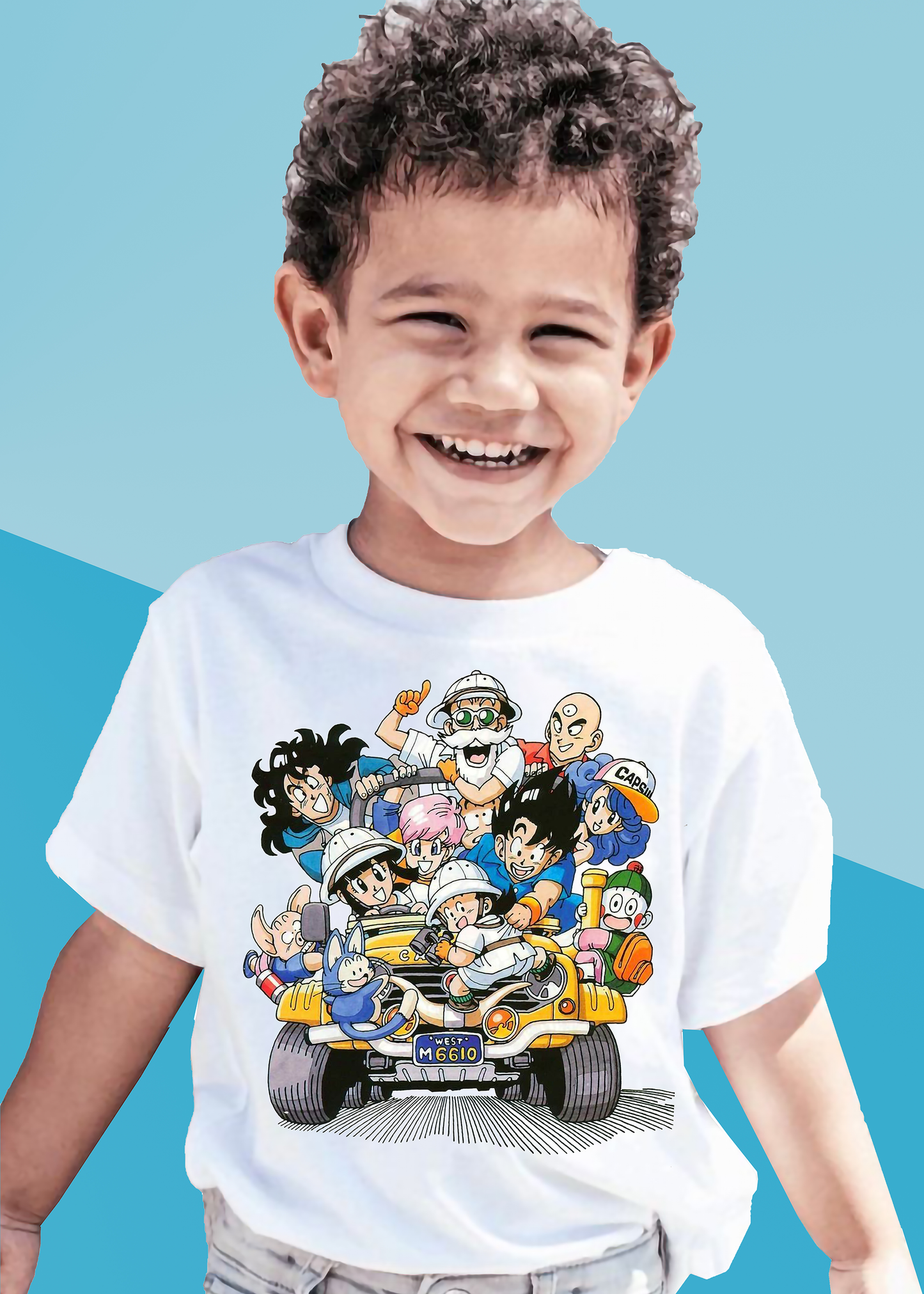 VLAM Anime Cartoon Character Tshirt For Boys