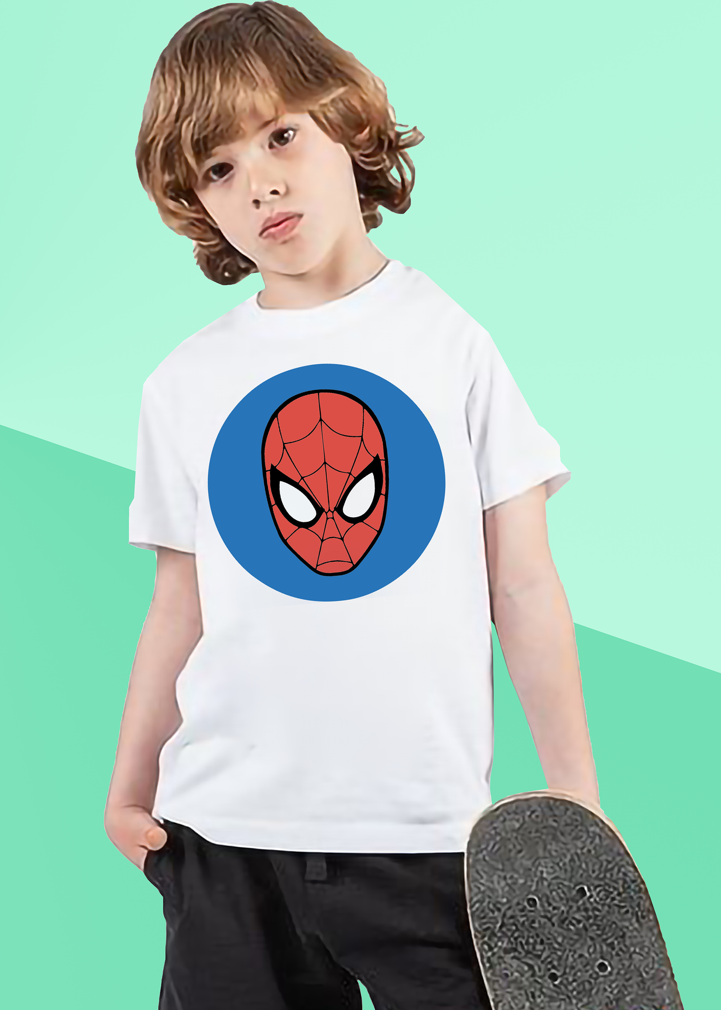 VLAM Spiderman Tshirt For Boys