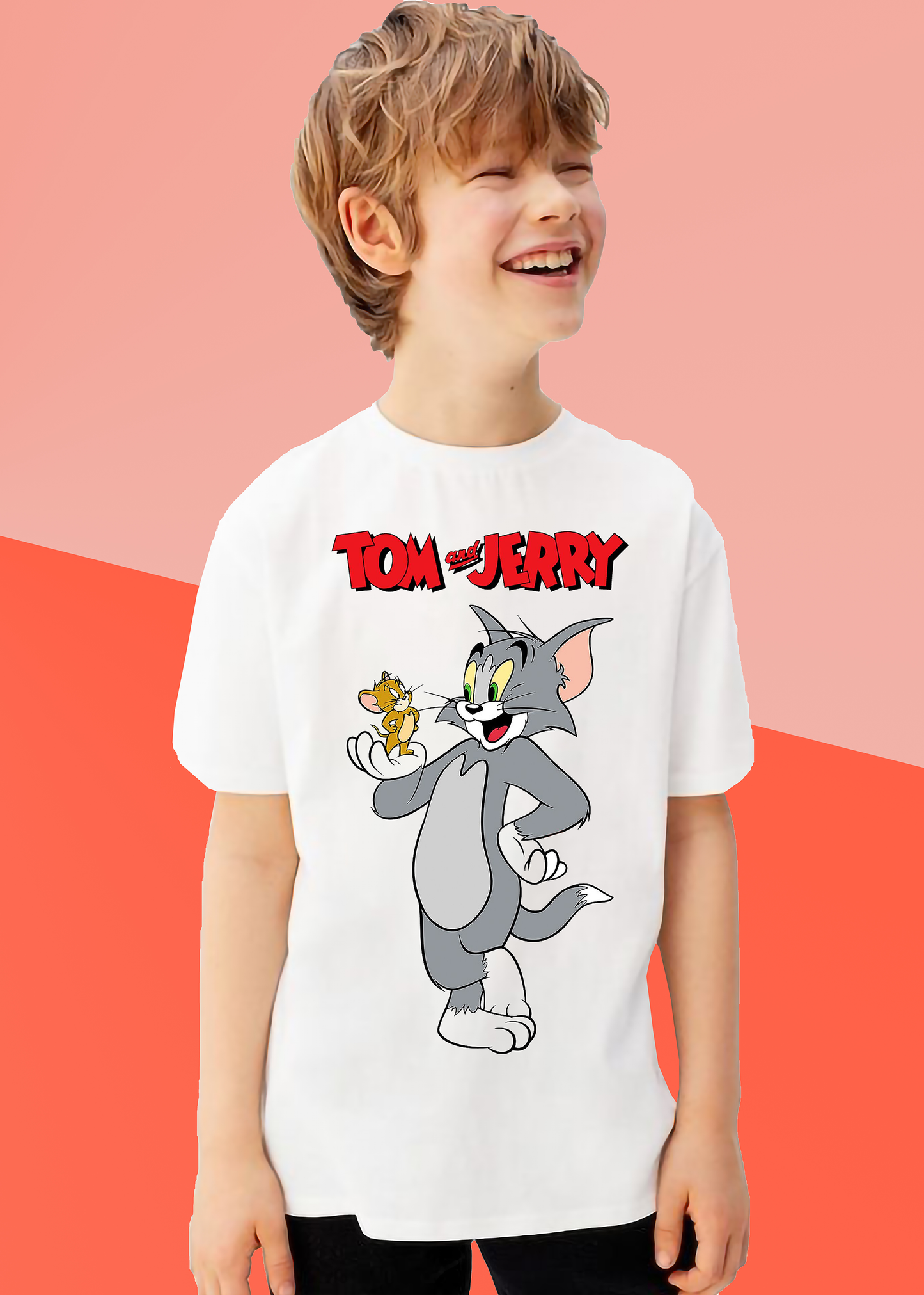 VLAM Tom and Jerry Boys Cartoon Tshirt