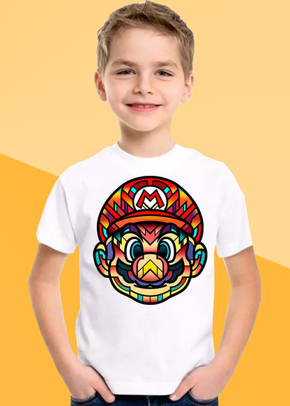 VLAM Mario Print Boys Tshirt