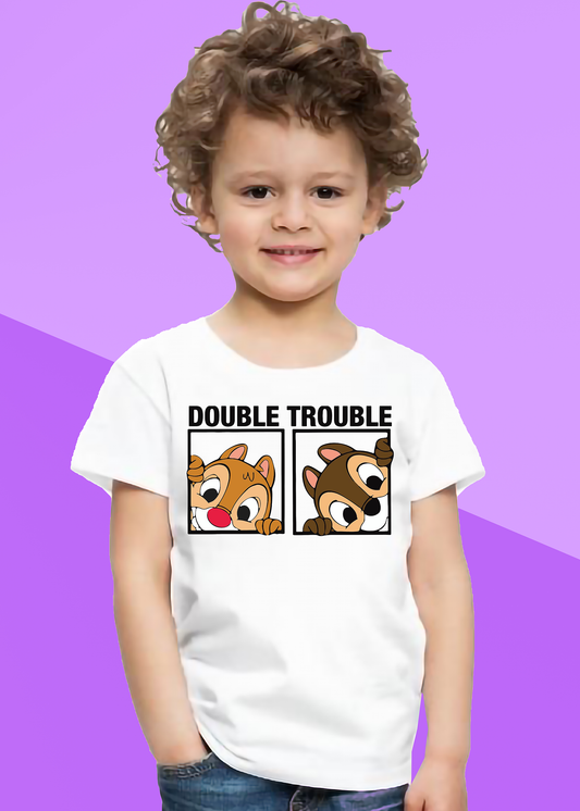 VLAM Double Trouble Cartoon Tshirt For Boys