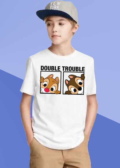 VLAM Double Trouble Cartoon Tshirt For Boys