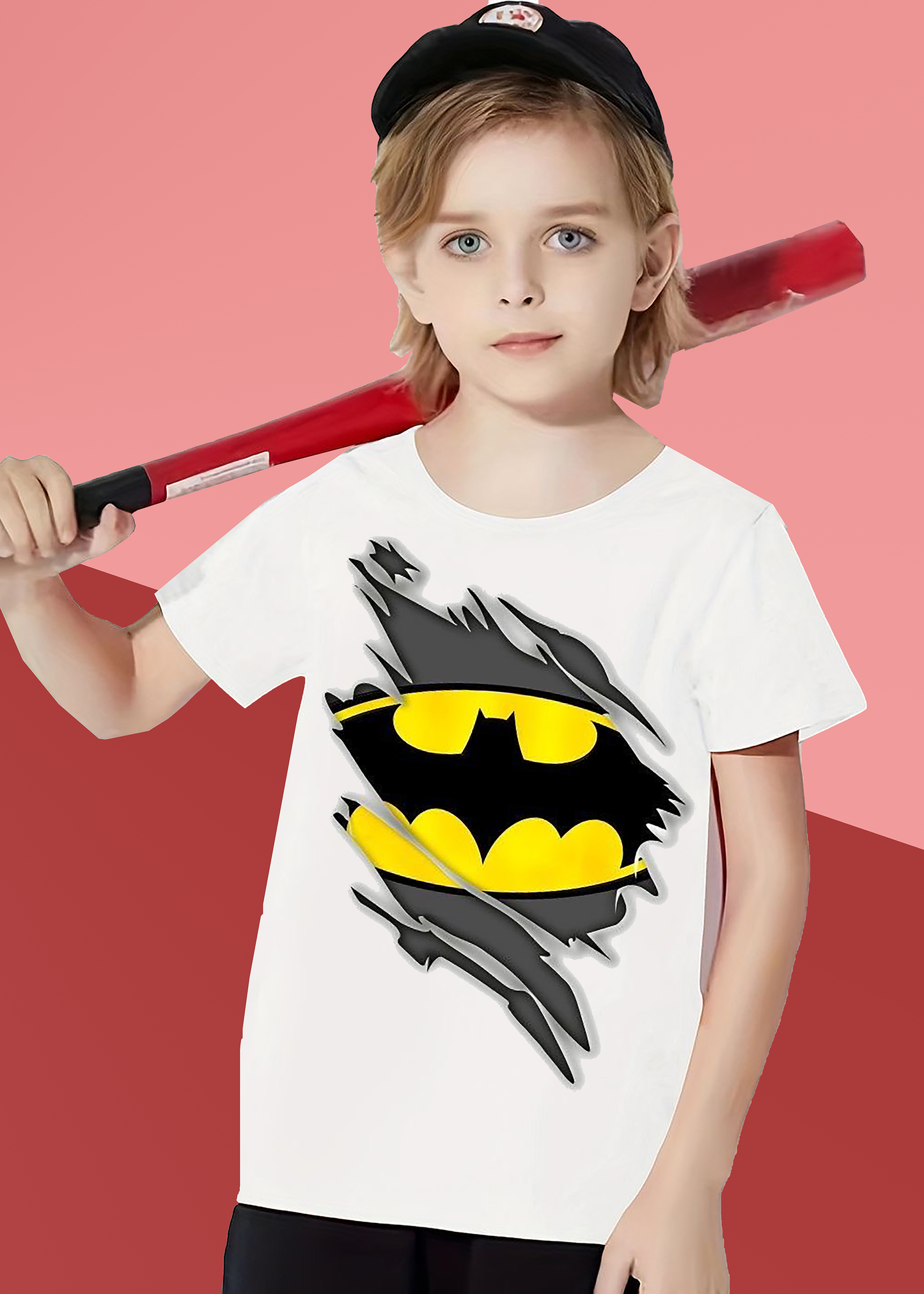 VLAM Batman Tshirt For Boys