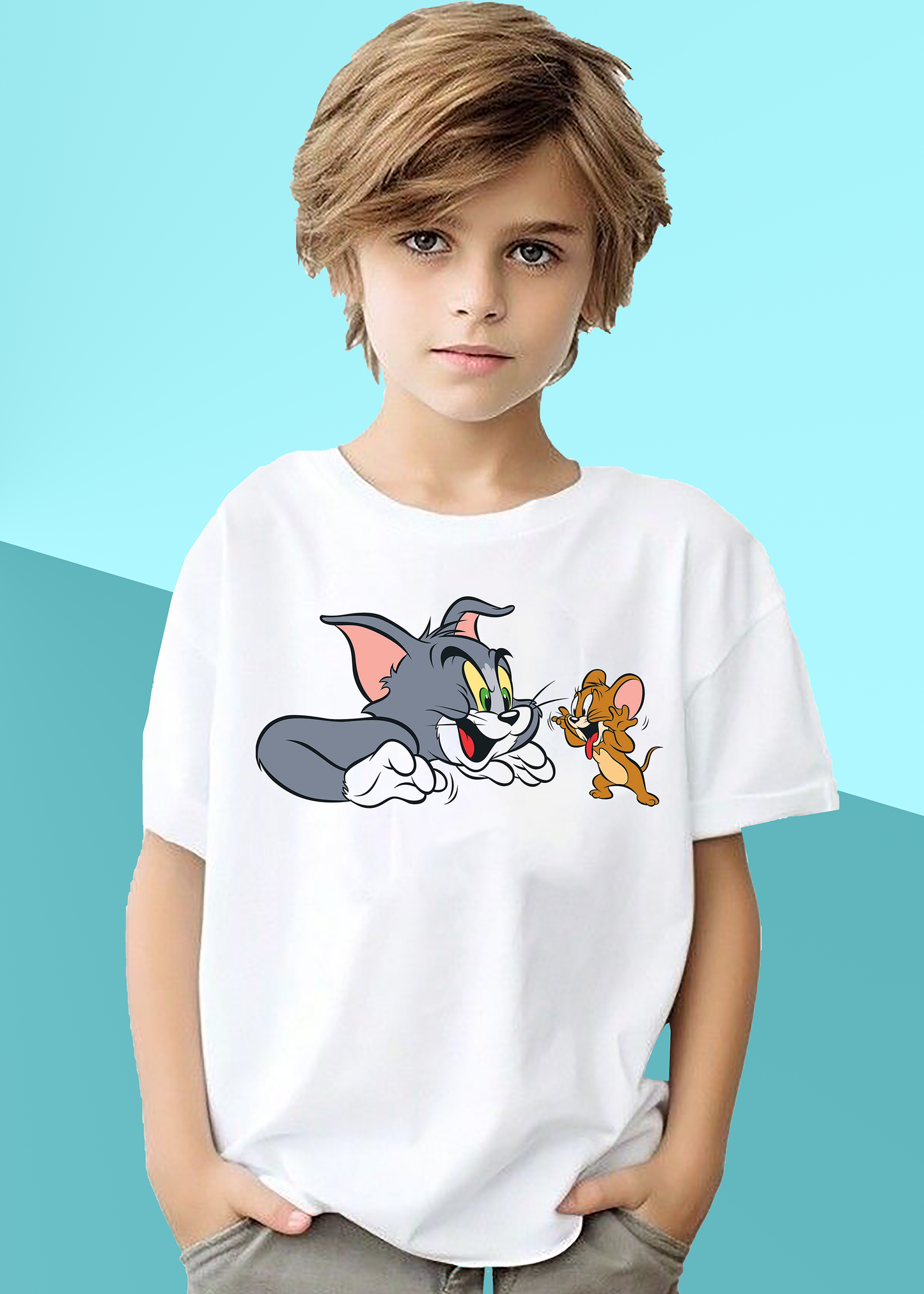 VLAM Funny Tom and Jerry Boys Tshirt