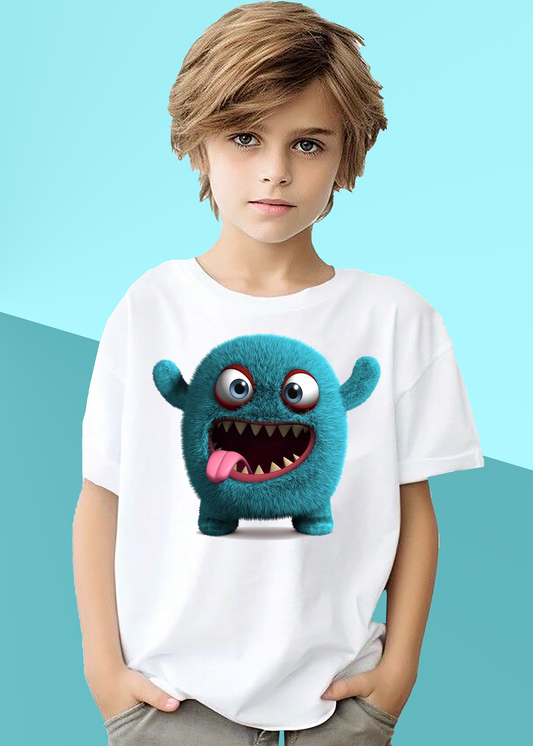 VLAM Funny Blue Cartoon Tshirt For Boys