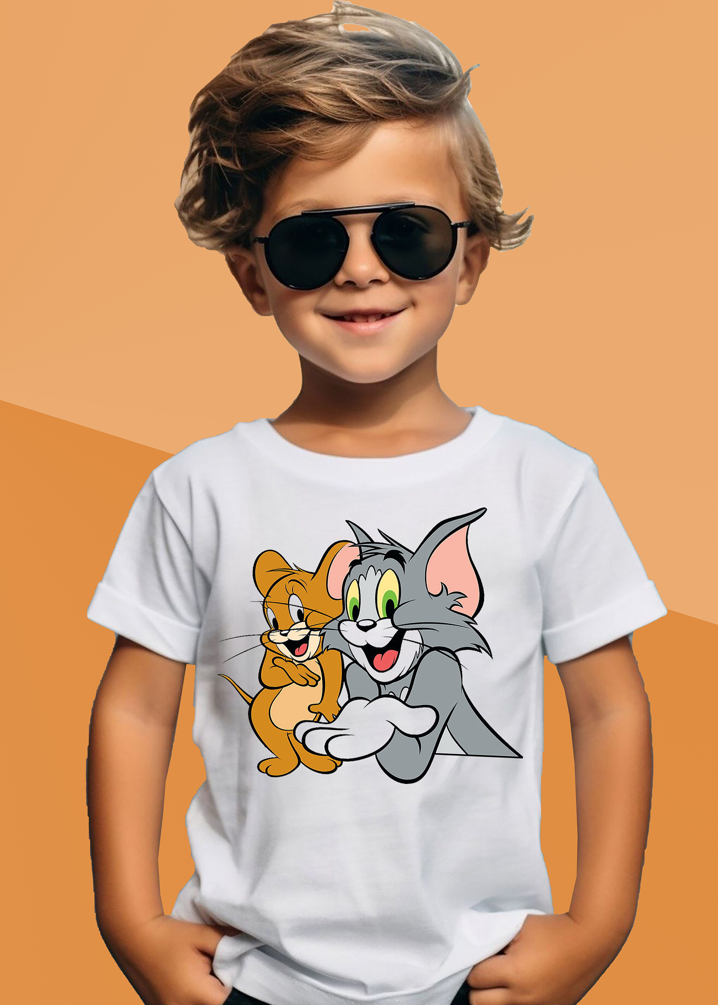 VLAM Boys Tom and Jerry Cartoon Tshirt