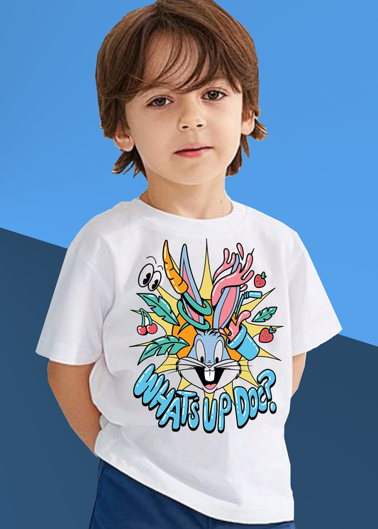 VLAM Funny Bunny Boys Cartoon Tshirt