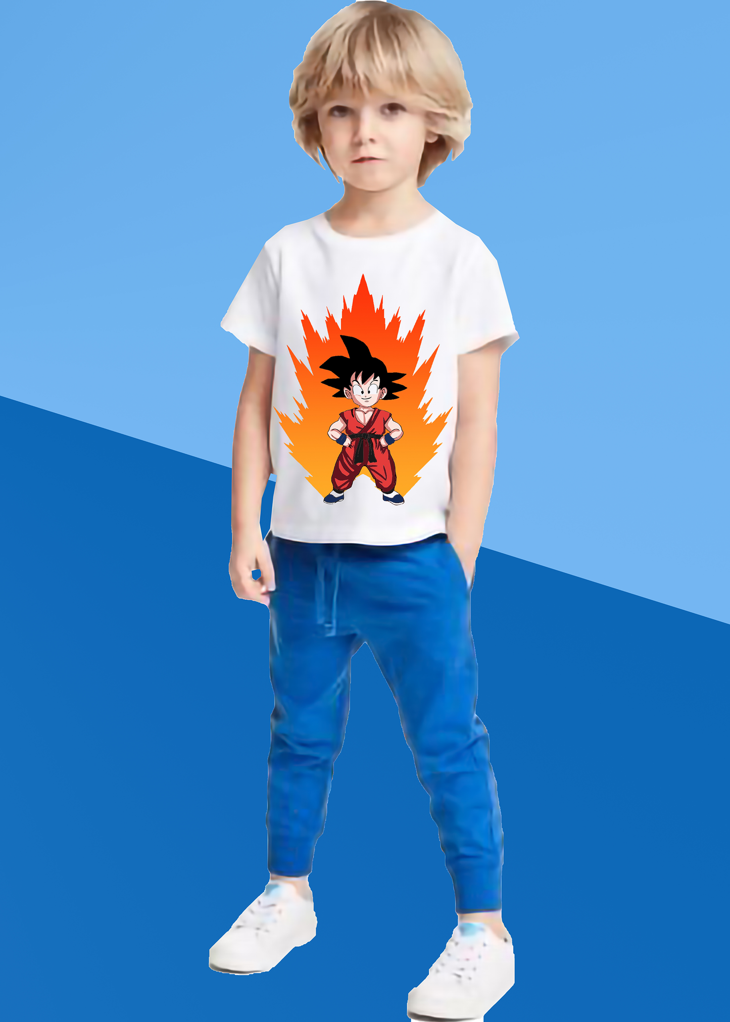VLAM Goku Boys Anime Tshirt