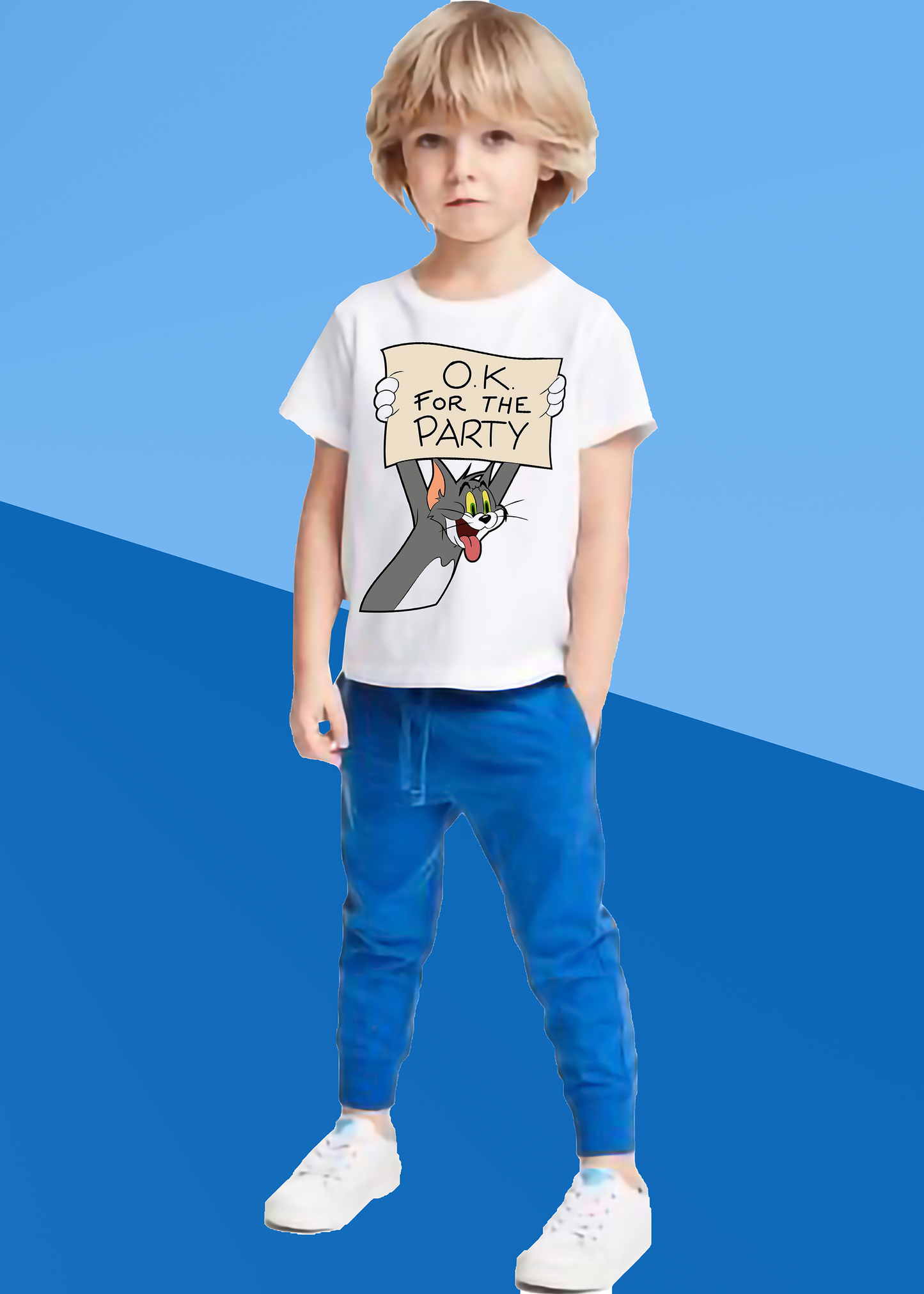 VLAM Party Tom Boys Cartoon Tshirt