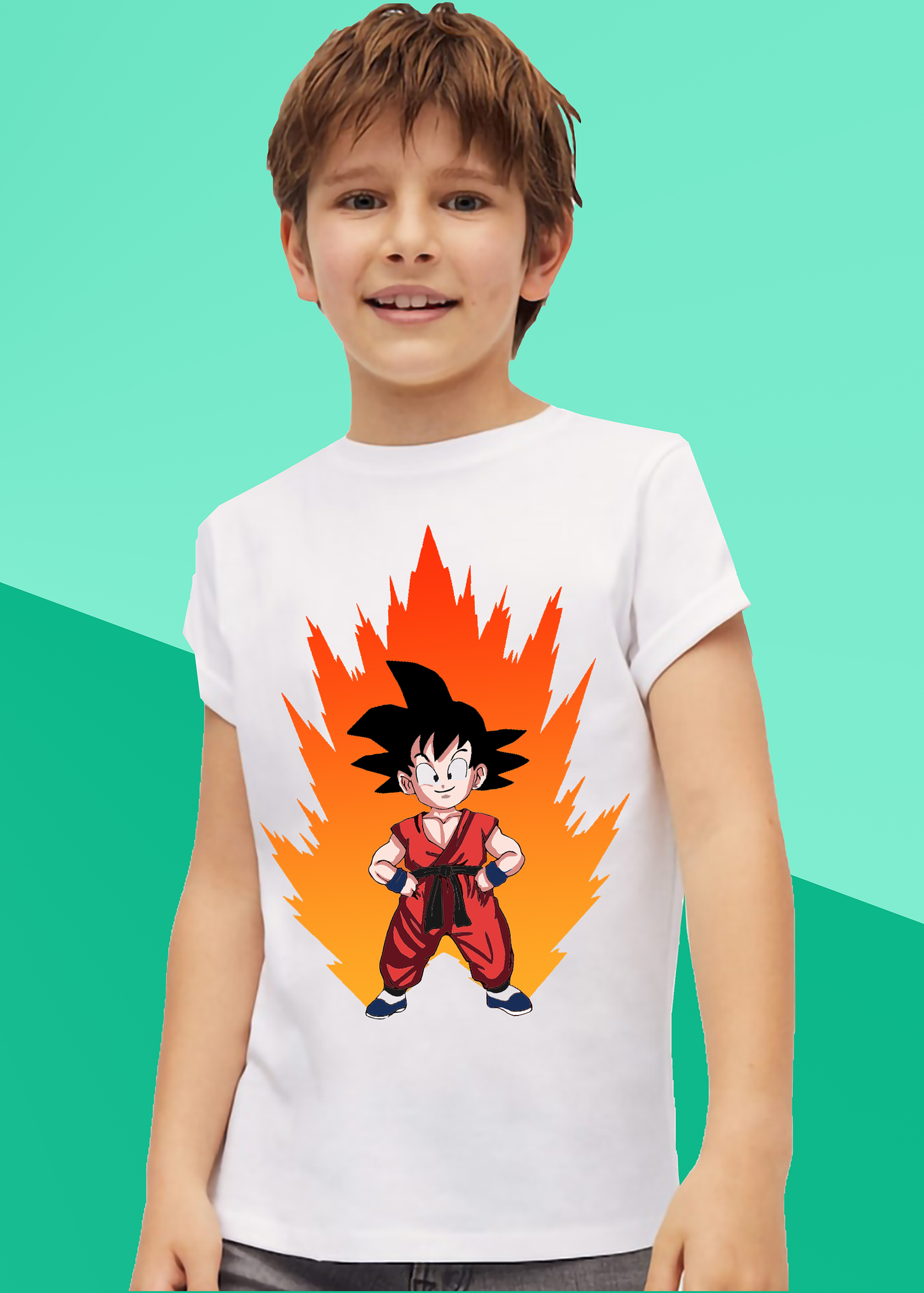 VLAM Goku Boys Anime Tshirt