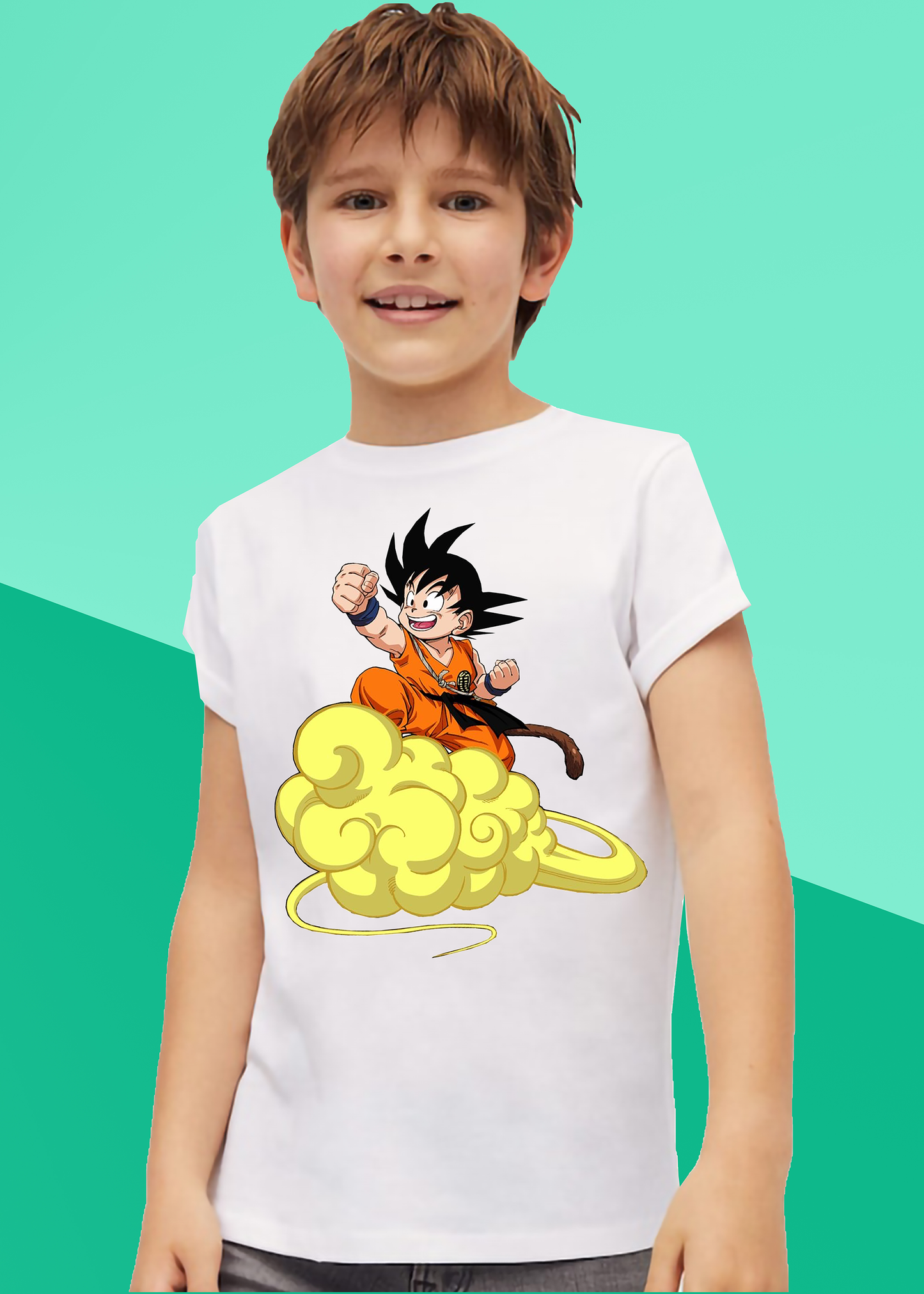 VLAM Boys Goku Cartoon Anime Tshirt
