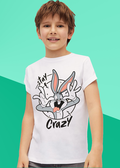 VLAM Crazy Bunny Boys Cartoon Tshirt