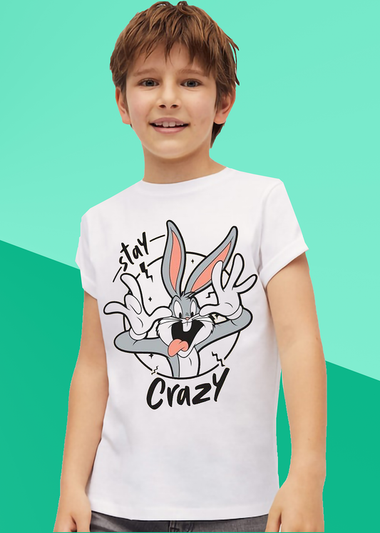 VLAM Crazy Bunny Boys Cartoon Tshirt