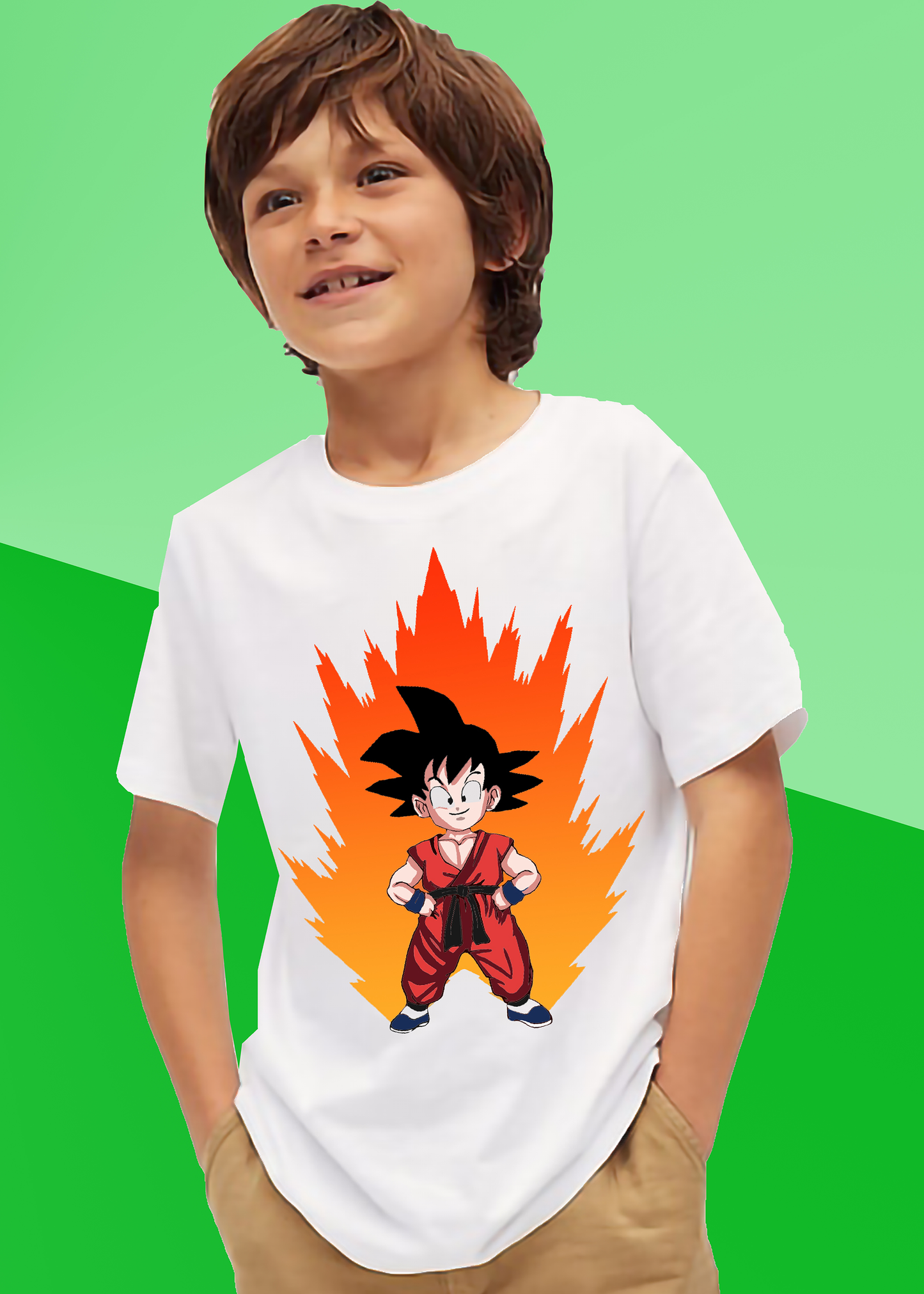 VLAM Goku Boys Anime Tshirt