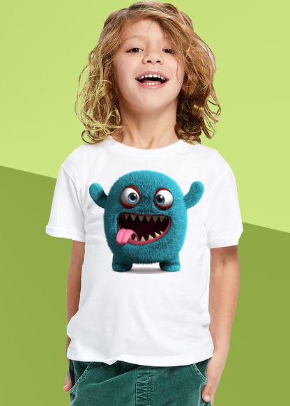 VLAM Funny Blue Cartoon Tshirt For Boys