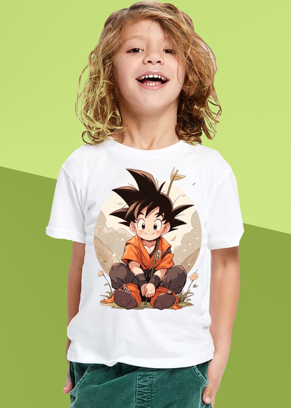 VLAM Goku Cartoon Tshirt For Boys
