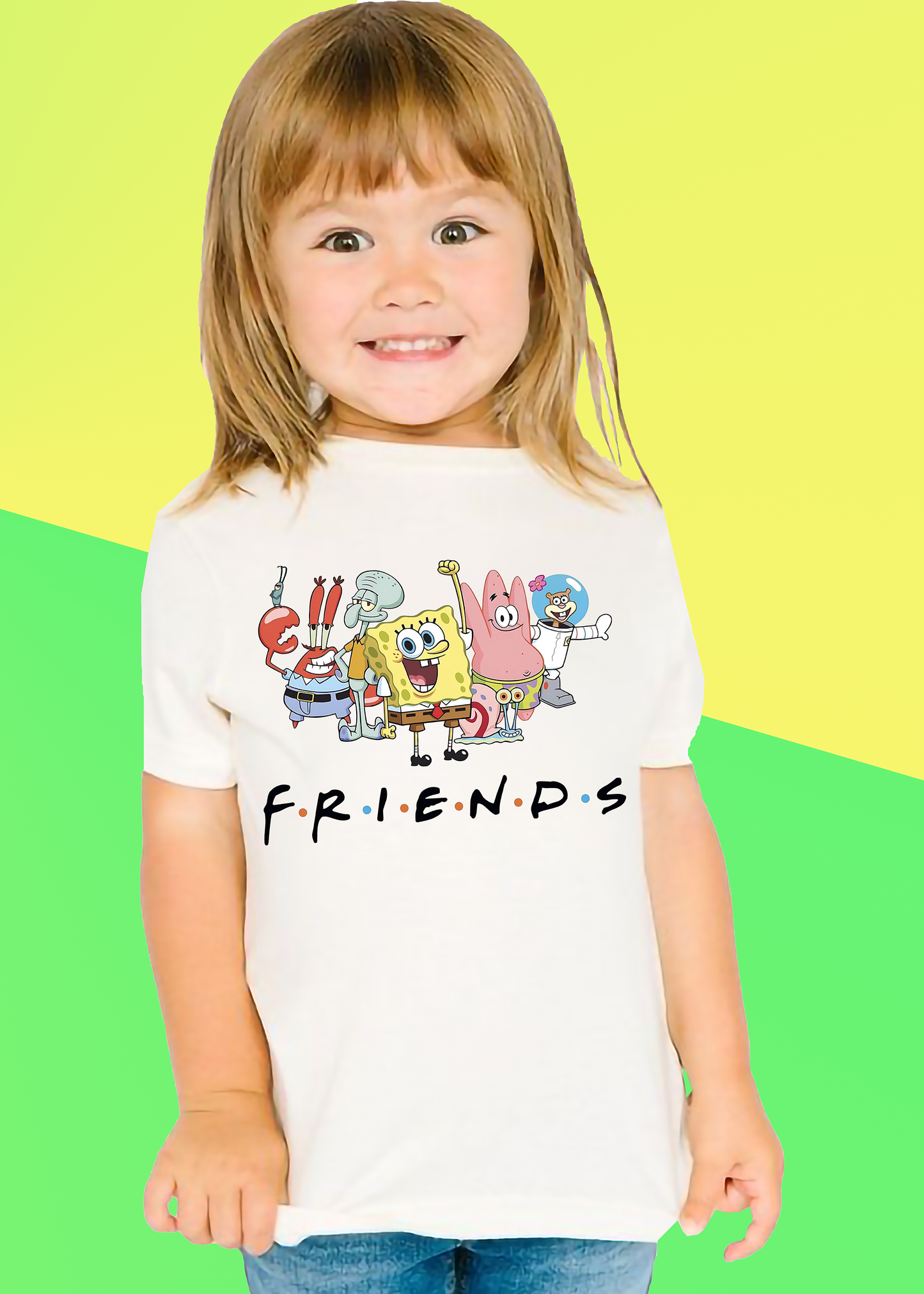 VLAM Friends Print Girls Tshirt