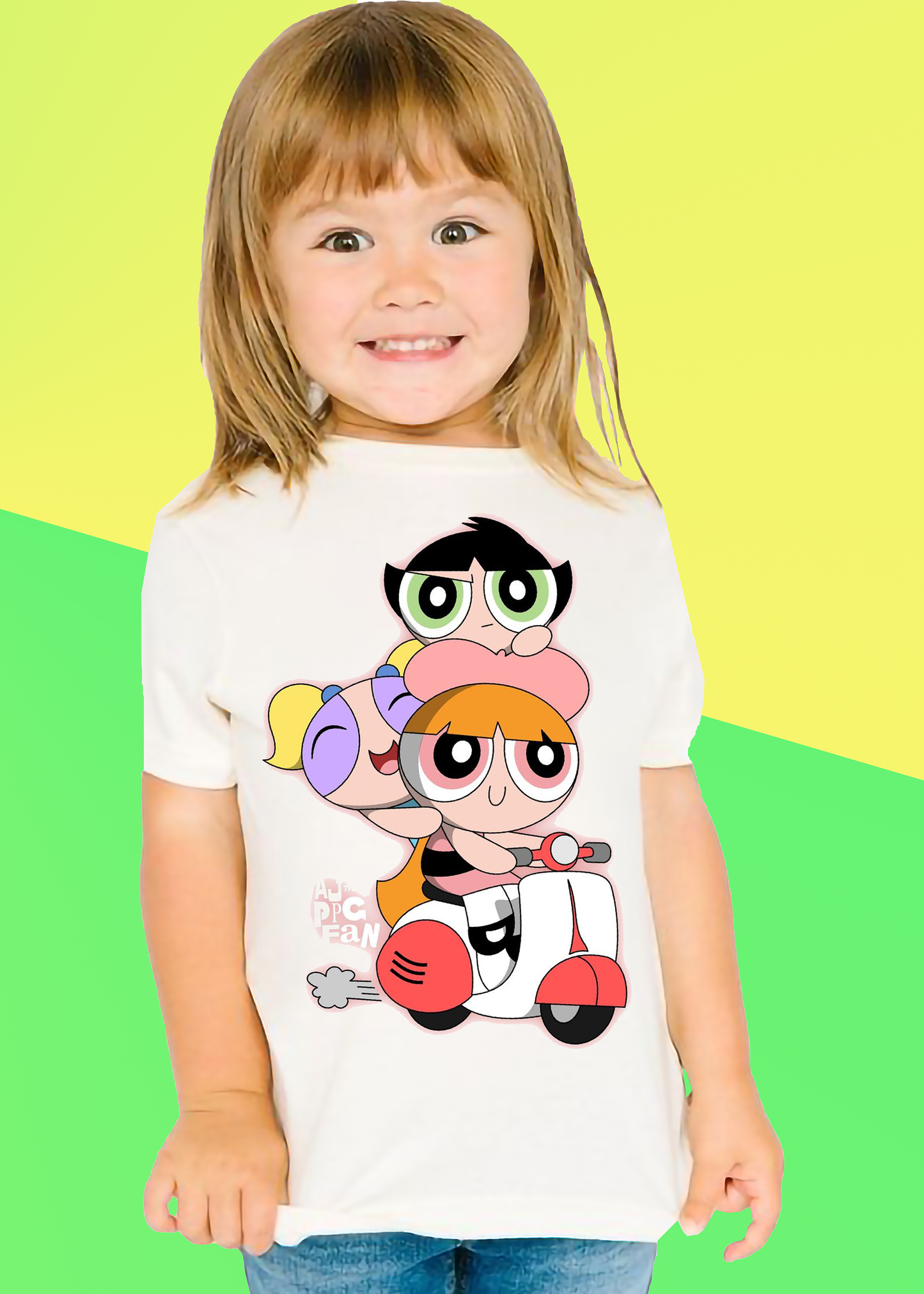 VLAM Powerpuff Scooter Girls Tshirt