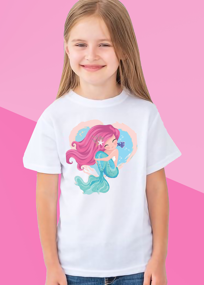 VLAM Mermaid Tshirt For Girls