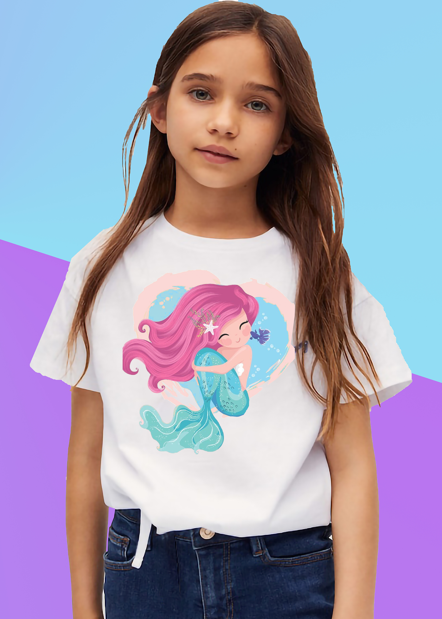 VLAM Mermaid Tshirt For Girls