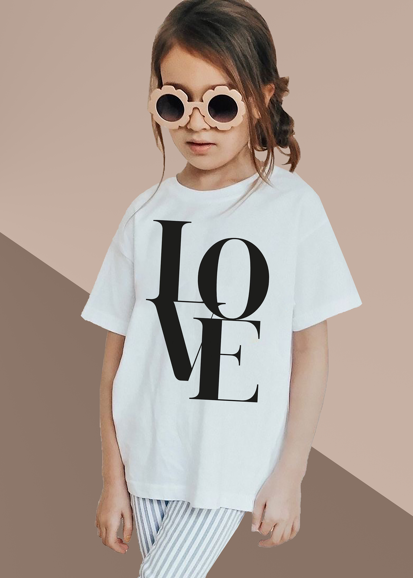 VLAM Trendy Love Tshirt For Girls
