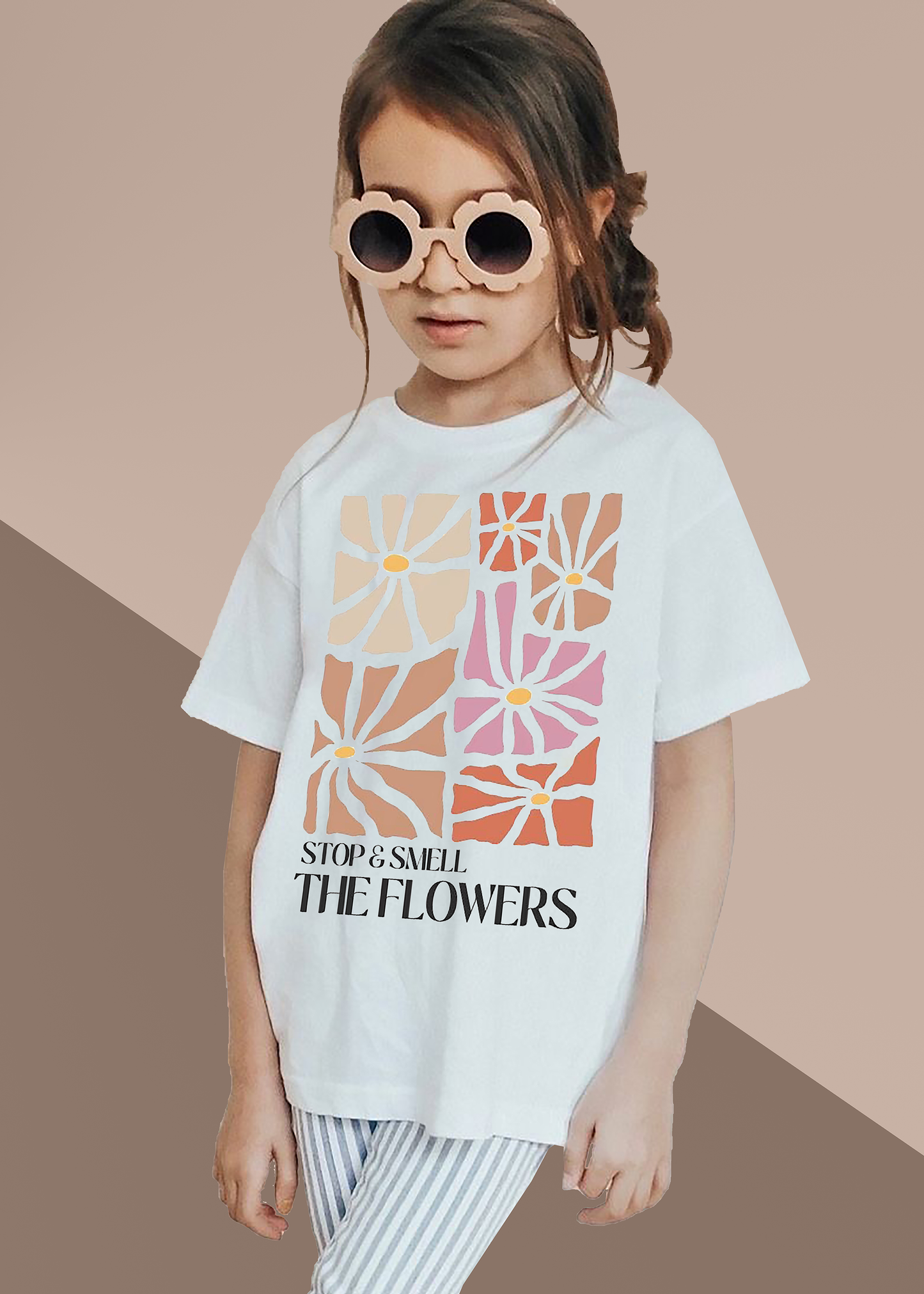 VLAM Flower Print Tshirt for Girls