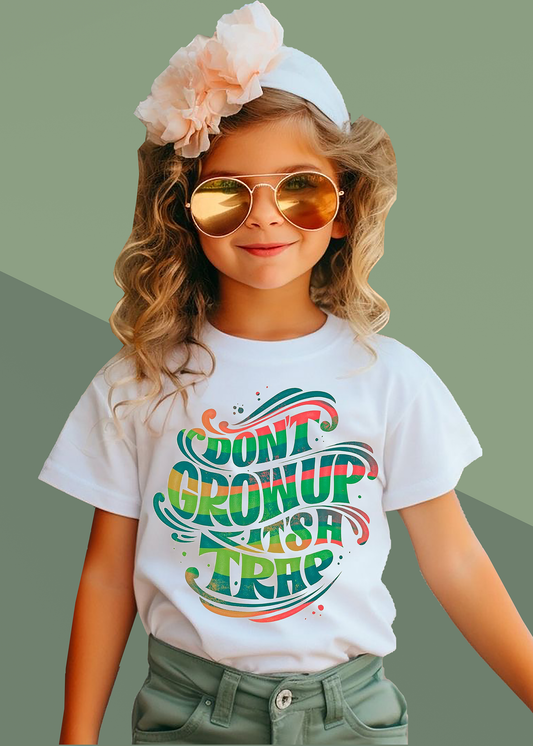 VLAM Dont Grow Up Tshirt For Girls