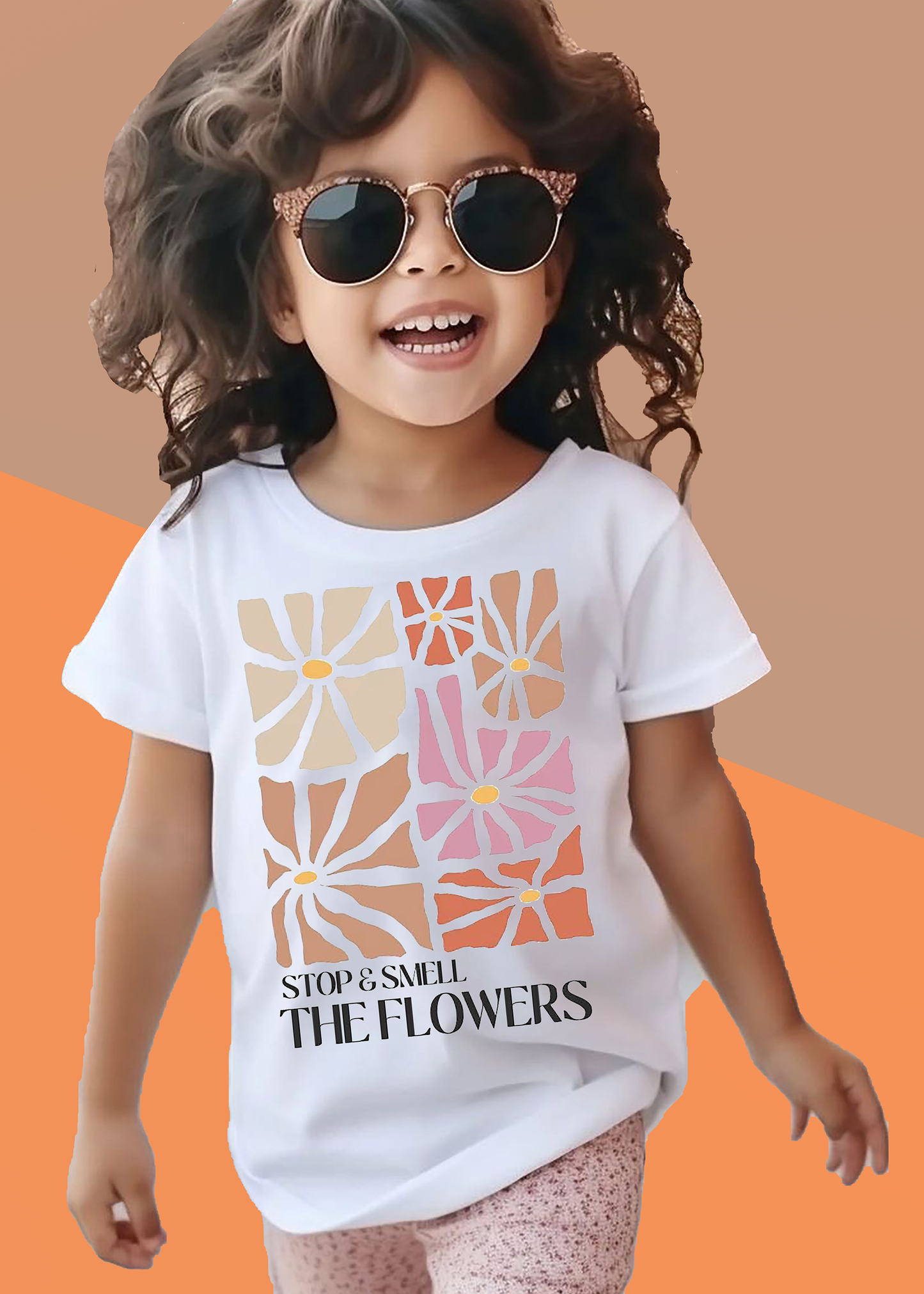 VLAM Flower Print Tshirt for Girls