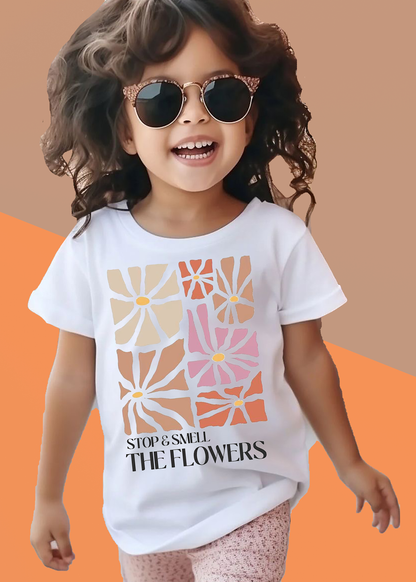 VLAM Flower Print Tshirt for Girls