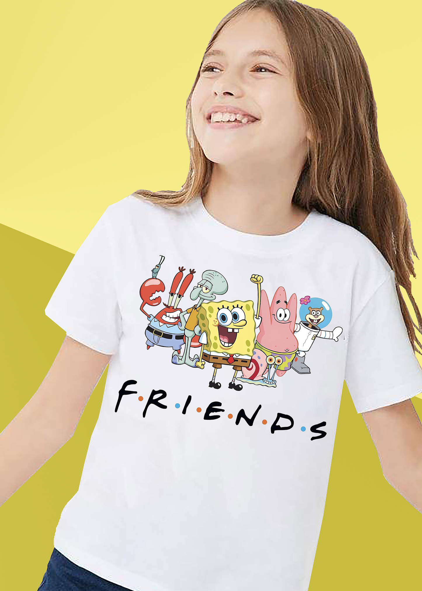 VLAM Friends Print Girls Tshirt