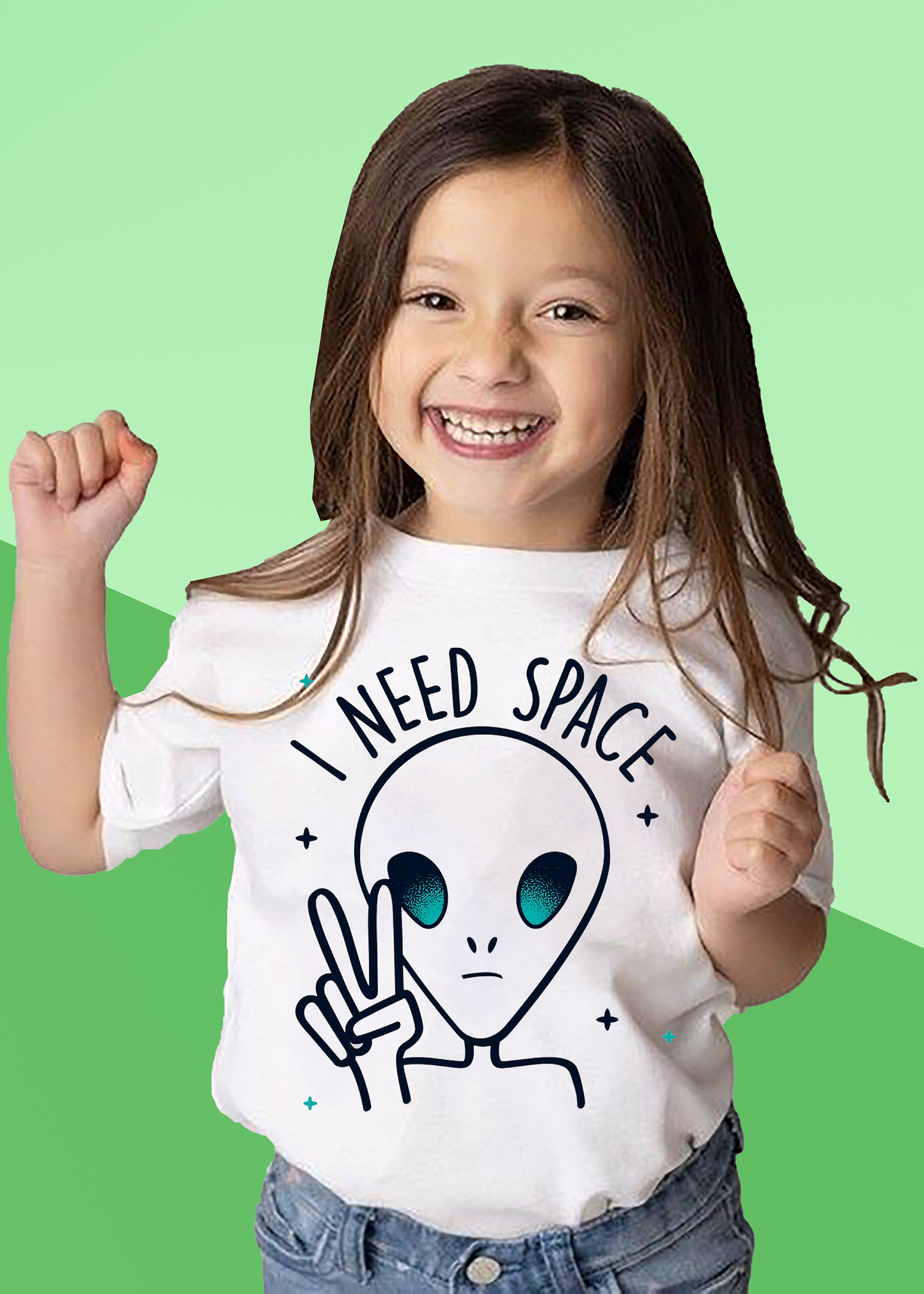 VLAM Alien I need Space Girls Tshirt