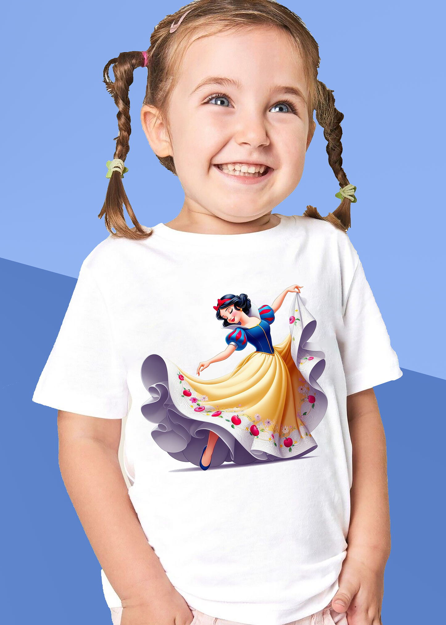 VLAM Snowhite Princess Tshirt For Girls